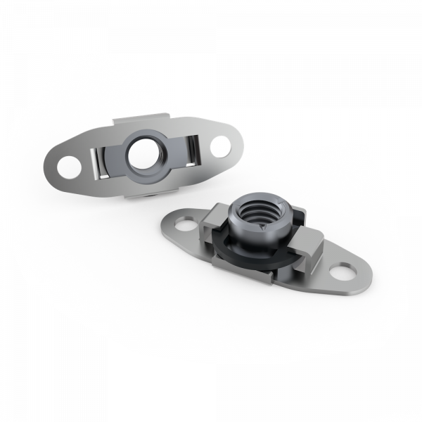 Zelfborgende zwevende moer voor composieten: Float-Nut Zelfborgende zwevende moer voor composieten: Float-Nut