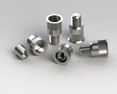 Threaded insert for sandwich panel