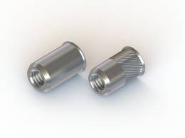 Open rivet nut reduced head stainless steel 316 Open rivet nut reduced head stainless steel 316