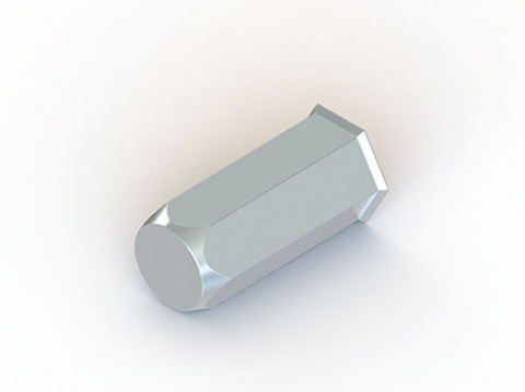 Ecrou à sertir borgne hexagonal tête réduite Ecrou à sertir borgne hexagonal tête réduite