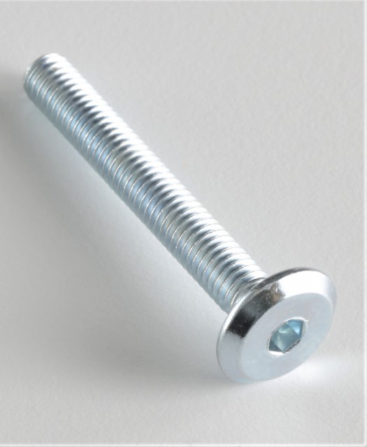 Furniture screw flat head